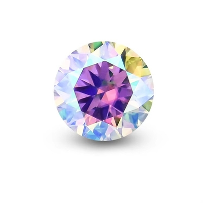 Groothandel GRA Moissanite Grijs Roze Geel Champagne Blauw Groen Ronde los gesneden moissanite diamant voor sieraden