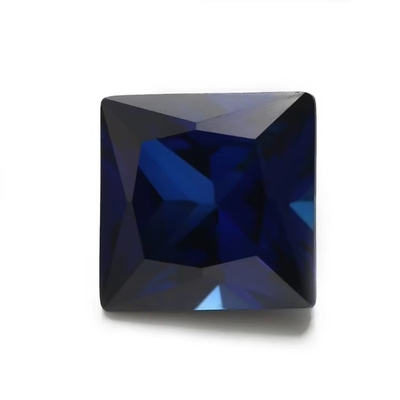 Edelstenen Synthetische 34# Safir Vierkante 1,5x1,5mm-10x10mm Korund losse edelsteen voor ringen vvs moissanite maat hanger
