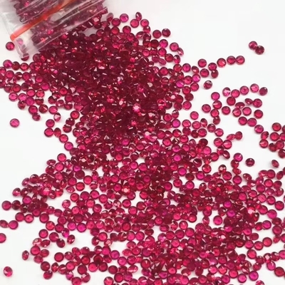 Vintage Style Ruby Moissanite Synthetische Korund Perenvorm 2x3mm Tot 10x14mm losse edelsteen Voor sieraden maken