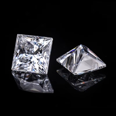 Moissanite Diamant D VVS1 Vierkant Moissanite