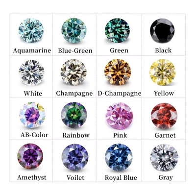 Moissanite Diamant D VVS1 Vierkant Moissanite