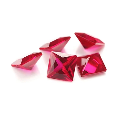 Prinses Rubijn 5# Corundum losse edelsteen Moissanite voor verlovingsringen