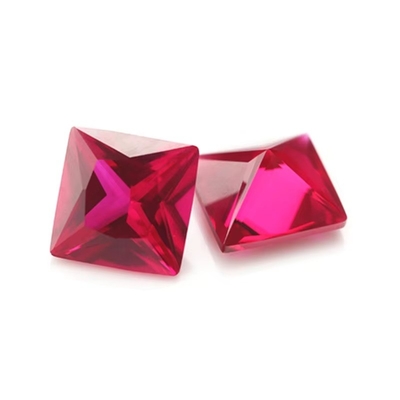 Prinses Rubijn 5# Corundum losse edelsteen Moissanite voor verlovingsringen