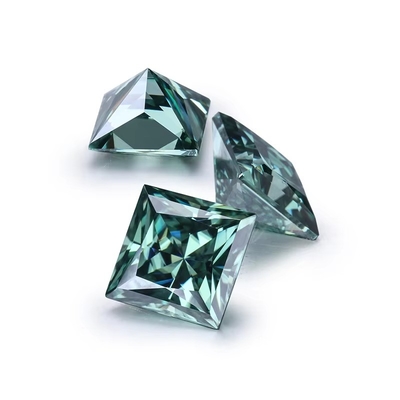 Prinses gesneden 5.5x5.5mm 1 karaat Moissanite VVS Kleuren Vierkante Briljante losse diamant