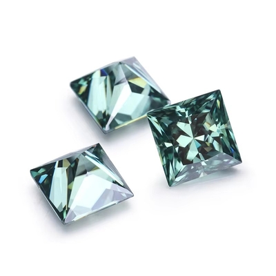 Prinses gesneden 5.5x5.5mm 1 karaat Moissanite VVS Kleuren Vierkante Briljante losse diamant