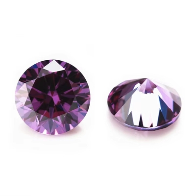 Groothandel 3A Kleur Cz Stenen Kleine Grootte Ronde Snijding 0,8mm tot 3mm Losse Edelsteen Synthetische Kubische Zirconia Te koop