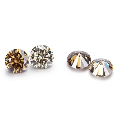 GRA-certificaat 1ct Rond gesneden 6,5 mm VVS1 losse Moissanite Diamant in Wit Roze Geel Champagne Blauw Groen voor sieraden