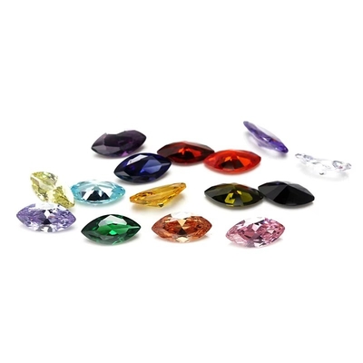 8x4mm Marquise vorm CZ stenen Ideaal voor juwelen maken en mannen trouwbanden