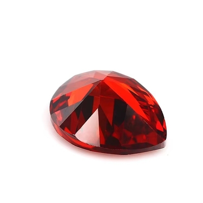 Champagne kleur Zircon losse edelsteen Peer vorm 10x8mm synthetische kubische Zirconia Moissanite
