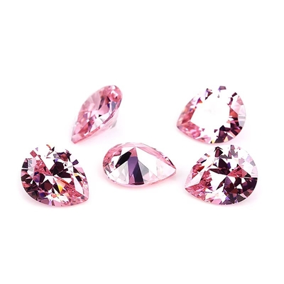 Champagne kleur Zircon losse edelsteen Peer vorm 10x8mm synthetische kubische Zirconia Moissanite