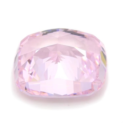 4k Iced Cut Cz Stones Roze Kleur Kussenvorm 7x6mm 10x8mm losse edelsteen synthetische kubische zirconia