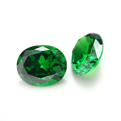 Moissanite oorbellen edelstenen Roze Peridot Granaat Geel cz stenen Ovale vorm 12x10mm synthetische kubische zirconia voor Ring