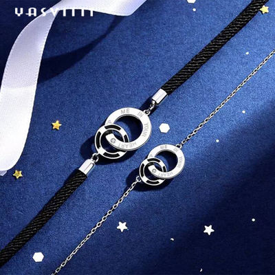 0.22m 0.1oz Sterling Silver Jewelry Sets Silver Ketting en Armband Vastgestelde ODM