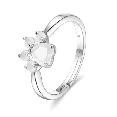 0.9cm Ringen van de de kattenklauw van 2,05 gramsterling silver jewelry rings 10k de Gouden