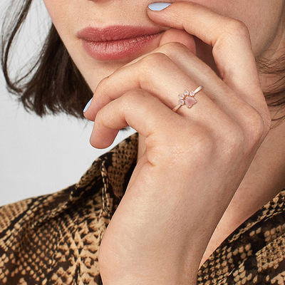 0.9cm Ringen van de de kattenklauw van 2,05 gramsterling silver jewelry rings 10k de Gouden