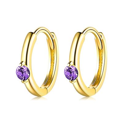 0.08oz ODM van de de Hoepeloorring van 2,3 Gramsterling silver jewelry earrings festival Groene
