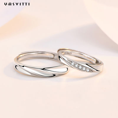 0.7in 0.06oz Sterling Silver Jewelry Rings Mother In Verdraaide Bandring