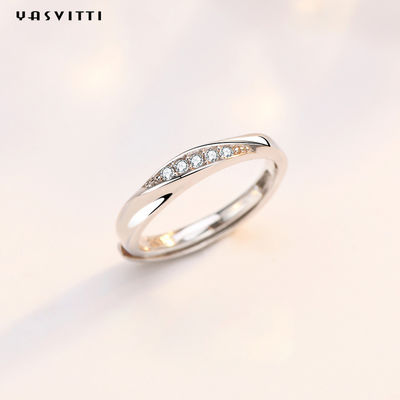 0.7in 0.06oz Sterling Silver Jewelry Rings Mother In Verdraaide Bandring