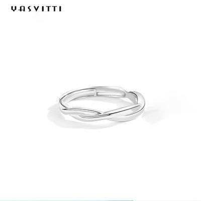 0.14cm 1.8g Sterling Silver Jewelry Rings Shell Gevormde Partij 925 Zilveren Ring