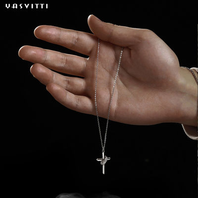 0.5M 1,92 Halsband van de het Nikkel de Vrije Dwarsketting van Gramsterling silver necklace chains 24k