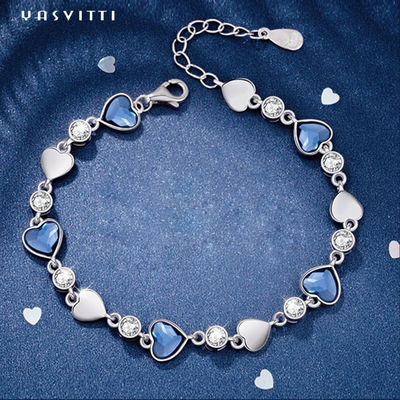 0.19m 0.83in Sterling Silver Jewelry Bracelets Uitstekende Zilveren ODM van de Charmearmband