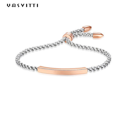 0.59ft 3.5g de Zilveren van de de Armband316l SS Kabel van de Balschuif Met de hand gemaakte Zilveren Armbanden
