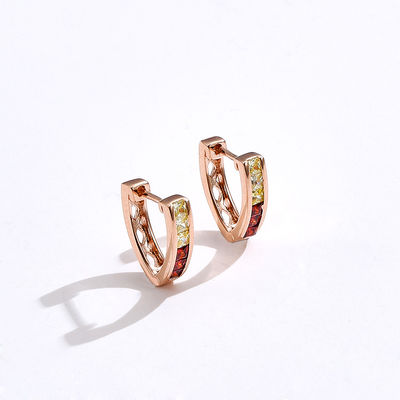 1.35cm Hoepel Sterling Silver Jewelry Earrings