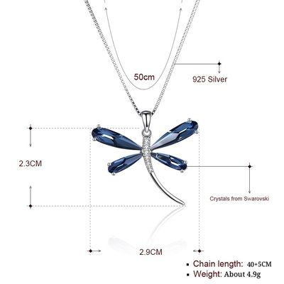 29mm de Tegenhangerhalsband 20in van de 5 Gramlibel Zilveren de Halsbandsgs van S925