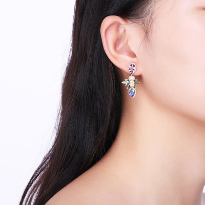 Diamond Gift Sterling Silver Jewelry-Oorringen