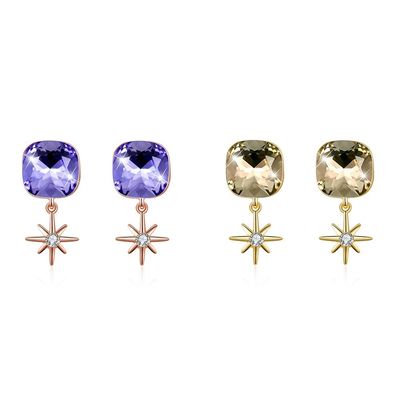 0.12oz 2.2x1cm de Overeenkomst Spearl van Sterling Silver Jewelry Earring S925 bengelen Oorringen