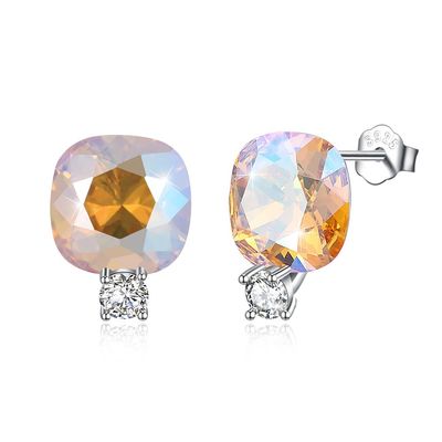 Multikleur Sterling Silver Jewelry Earrings
