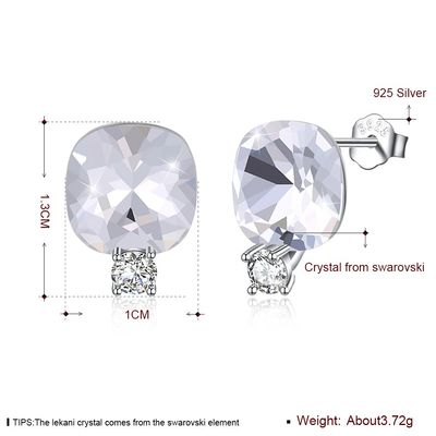 Multikleur Sterling Silver Jewelry Earrings