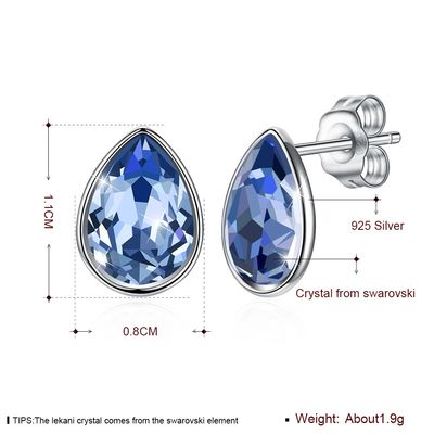Vrouwen Roze Sterling Silver Jewelry Earrings