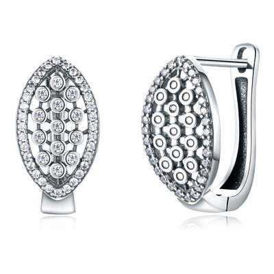 1.9x1cm 4,6 Gram Echt Diamond Earrings Hanukkah 925 Sterling Silver Earrings