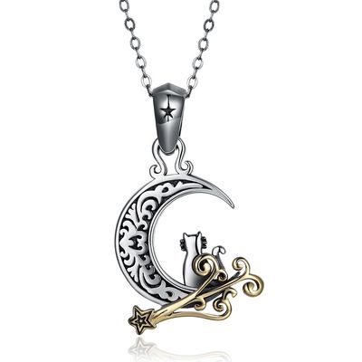 5,1 Gram 19mm SGS van Maancat necklace Partijdames Sterling Silver Necklaces