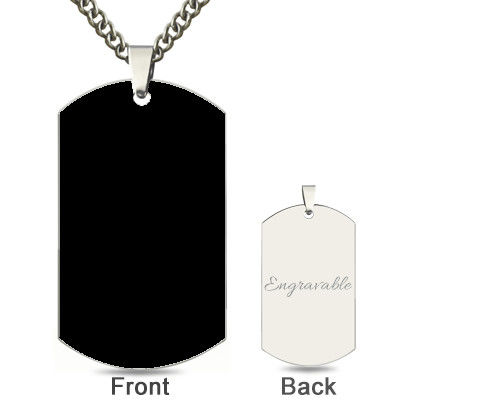 van de het Beeldtegenhanger van 3gram 1.96in Gepersonaliseerde van het de Halsbandroestvrije staal OEM van de de Fotohalsband