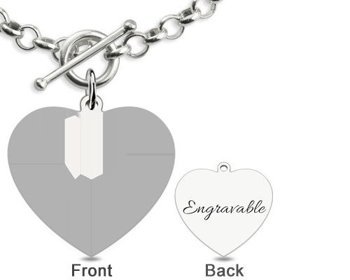 0.8X0.8IN 0.7oz Gepersonaliseerde de Armbanden unisex-s925 foto gegraveerde armband van de Fotocharme