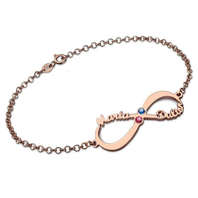 1.76in 5 van de Armbandenbirthstone 5A CZ van de Gramdouane de Zilveren Armband van de de Naambrief