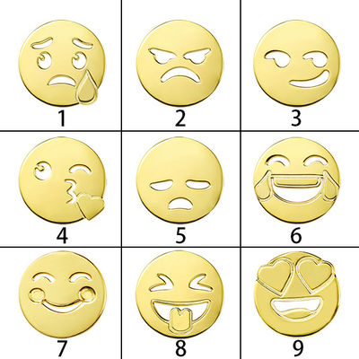 1.8ft 0.07oz Emoji de Gouden Halsband van de Halsbands925 Herdenkings Aanvankelijke Naam