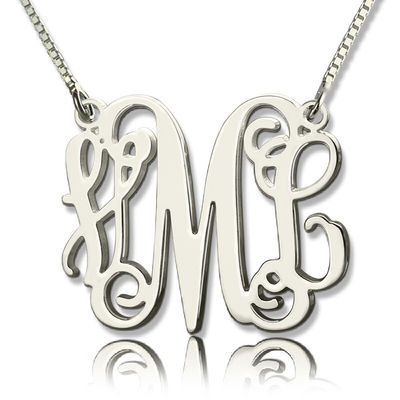 1.8ft plateerde het 0.07oz Gepersonaliseerde Goud van de Monogramhalsband Drie SGS van de Brievenhalsband
