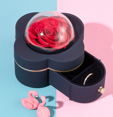 Gift die Rode Rose Jewellery Ring Box 3,2 Ons 5 &quot; x1.5 &quot; x1.5 verpakken“