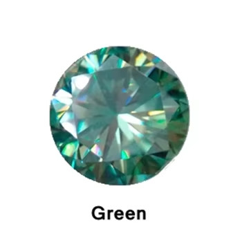 Prinses Groen Geel Roze Moissanite Steen VVS Loose Kussen Mosanita Diamant roosgoud moissanite verlovingsringen