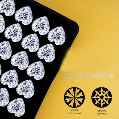 Groothandel mossanite Pass Diamant Test GRA Stones D Kleur Ronde Vorm Diamant Losse Moissanite moissanite hoop oorbellen