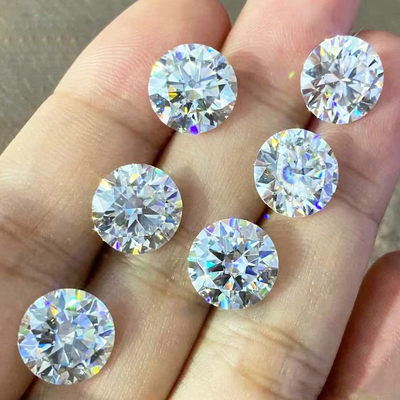 Fabrikanten Groothandel moissanite losse steen Diamant Test GRA ronde diamant losse moissanite stenen voor sieraden